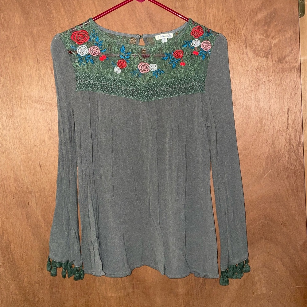 Green Jodifl Blouse